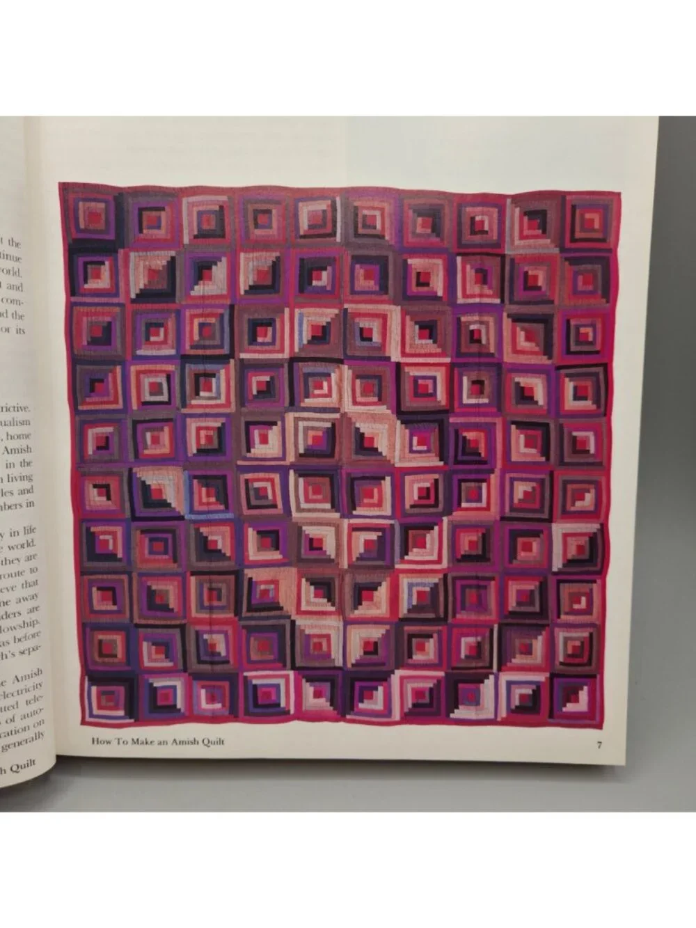 How To Make An Amish Quilt Hardcover Book By Rachel & Kenneth Pellman